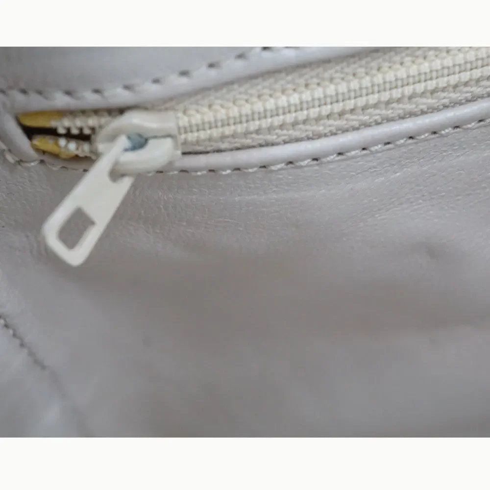 Chanel Beige Bag Chain Gold Metal Fittings